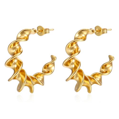 Roestvrij staal Stud Earrings, 304 roestvrij staal, mode sieraden & voor vrouw, meer kleuren voor de keuze, 29x30mm, Verkocht door pair