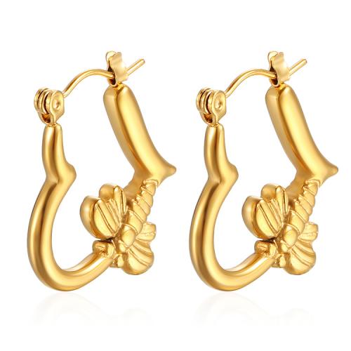 Acier inoxydable Levier Retour Earring, Acier inoxydable 304, bijoux de mode & pour femme, plus de couleurs à choisir, 20.90x23.40mm, Vendu par paire