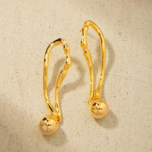 Brass Stud Earring fashion jewelry & for woman Sold By Pair