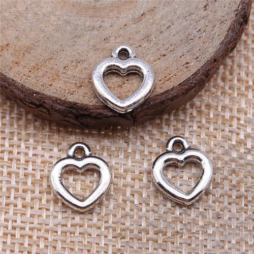 Zinc Alloy Heart Pendants DIY Approx Sold By Bag