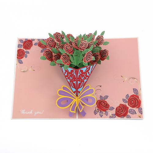 Greeting Card Paper handmade 3D effect Sold By PC