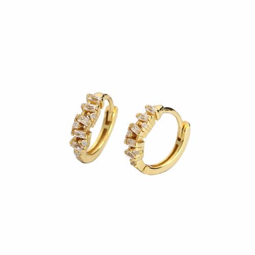 Brinco de prata zirconia micro pave sterling, 925 prata esterlina, micro pavimento em zircônia cúbica & para mulher, Mais cores pare escolha, vendido por par