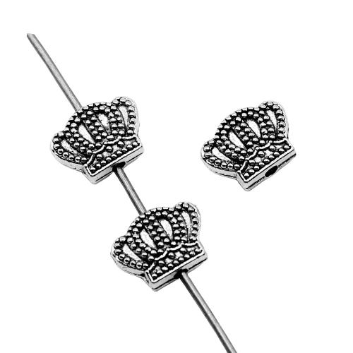 Zinc Alloy Jewelry Beads Crown antique silver color plated vintage & fashion jewelry & DIY Sold By PC