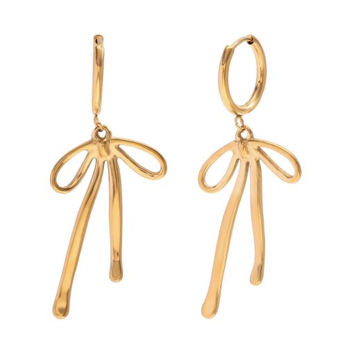 Pendiente Pendiente Huggie Hoop, acero inoxidable 304, 18K chapado en oro, Joyería & para mujer & hueco, dorado, Vendido por Par