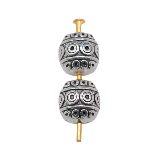 Zinc Alloy Jewelry Beads barrel antique silver color plated vintage & fashion jewelry & DIY Sold By PC