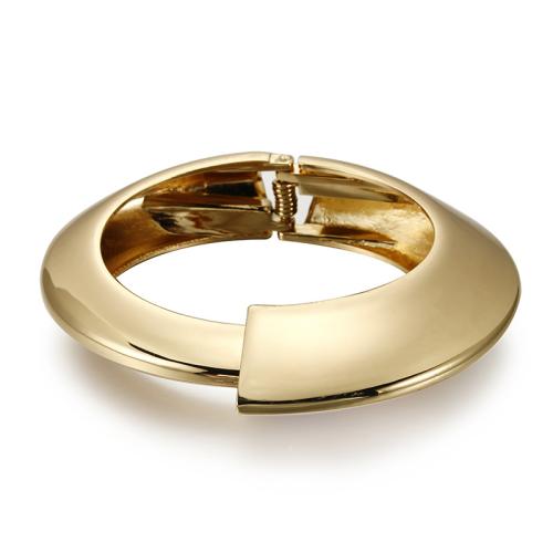 Zinc Alloy Bangle Smykker, forgyldt, for kvinde, flere farver til valg, Solgt af PC