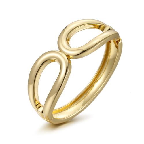 Lo zinco in lega Bangle Jewelry, lega in zinco, placcato, per la donna, nessuno, Diametro interno:Appross. 60x51mm, Venduto da PC