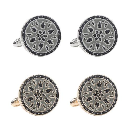 Cufflinks Zinc Alloy for man & enamel Sold By Pair