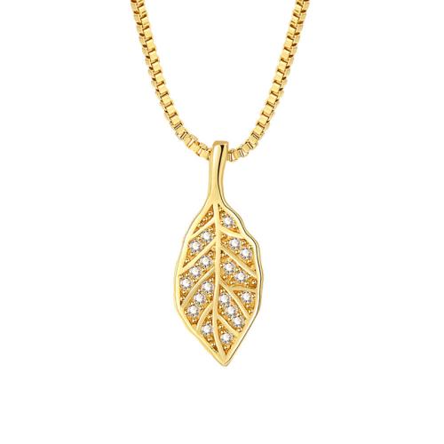 Zircone cubico Micro spianare collana dell'argento sterlina, 925 argento sterlina, with 5cm extender chain, placcato, Micro spianare cubic zirconia & per la donna, nessuno, Lunghezza 40 cm, Venduto da PC