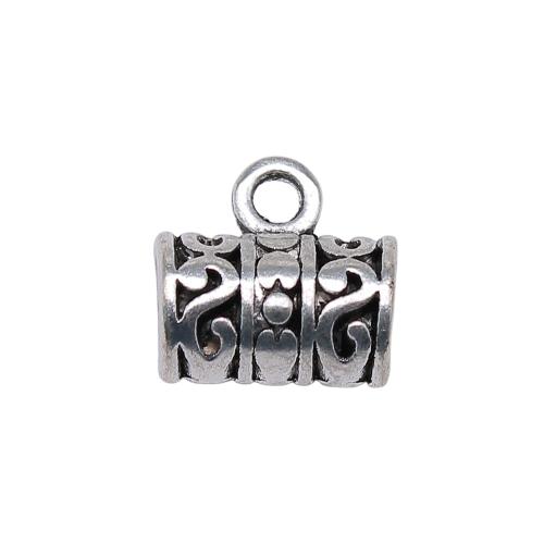 Zinklegering Bail Kralen, Zinc Alloy, antiek zilver plated, Vintage & mode sieraden & DIY, 14x13x8mm, Verkocht door PC