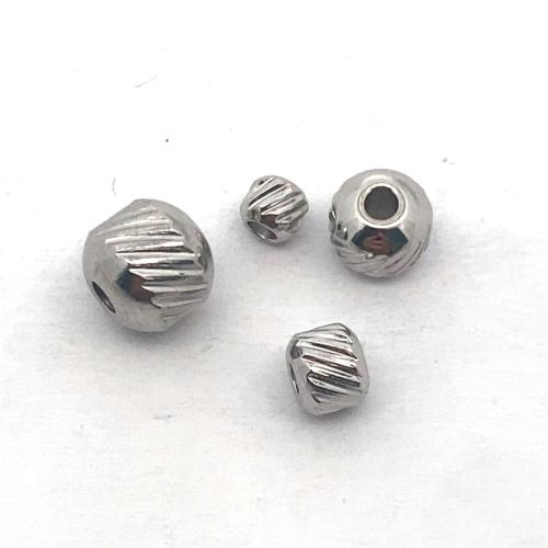 Acier inoxydable Spacer Perles, Acier inoxydable 304, DIY & normes différentes pour le choix, couleur originale, Vendu par PC