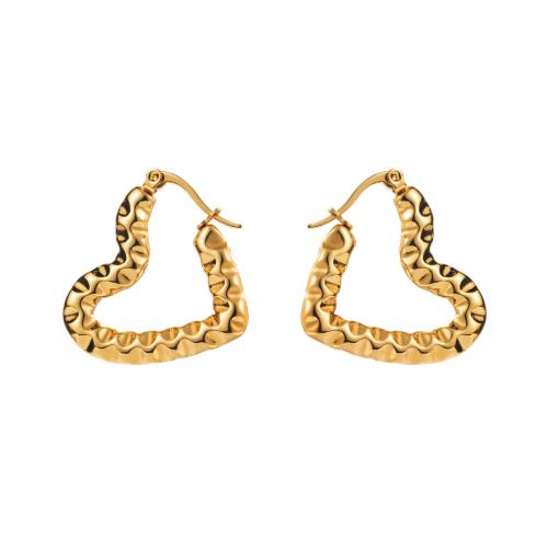 Acier inoxydable Levier Retour Earring, Acier inoxydable 304, bijoux de mode & styles différents pour le choix & pour femme, Or, Vendu par paire