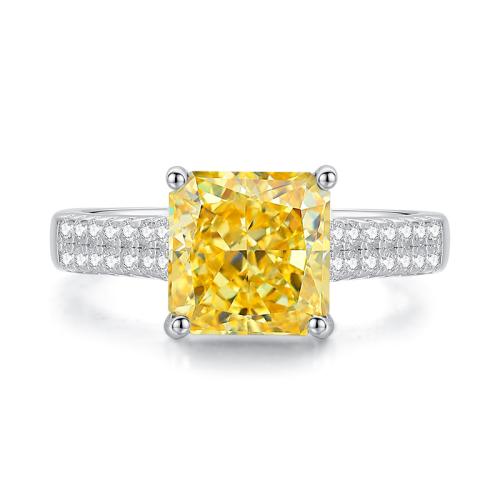 Zircon cubique Micro Pave Sterling Silver Rings, Argent sterling 925, bijoux de mode & normes différentes pour le choix & pavé de micro zircon & pour femme, plus de couleurs à choisir, Vendu par PC