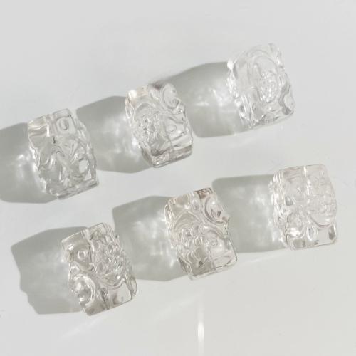 Natural Clear Quartz Beads DIY white Sold By PC