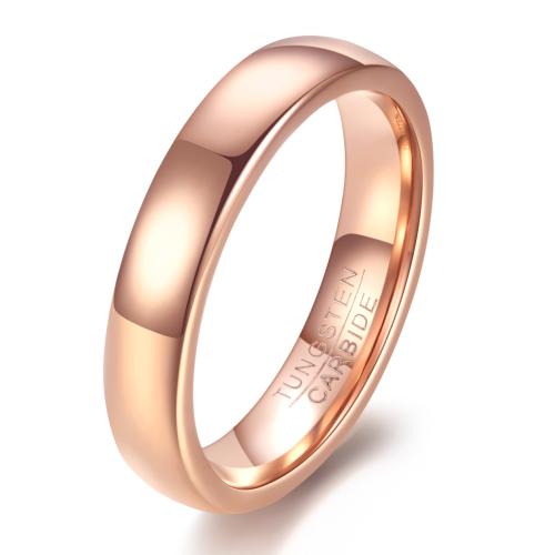 Tungsten Staalring voor Mannen
, Wolfraam staal, plated, uniseks & verschillende grootte voor keus, rose goud kleur, Verkocht door PC