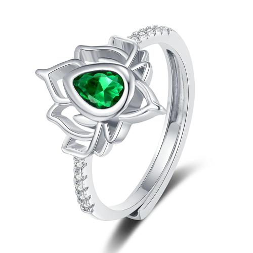 Kubisk Circonia Micro bane messing Ring, forgyldt, Micro Pave cubic zirconia & for kvinde, flere farver til valg, Solgt af PC