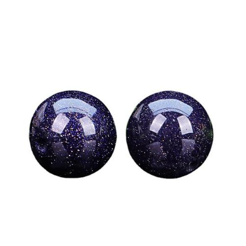 Blue Goldstone Beads, Ronde, DIY & verschillende grootte voor keus, Verkocht door PC