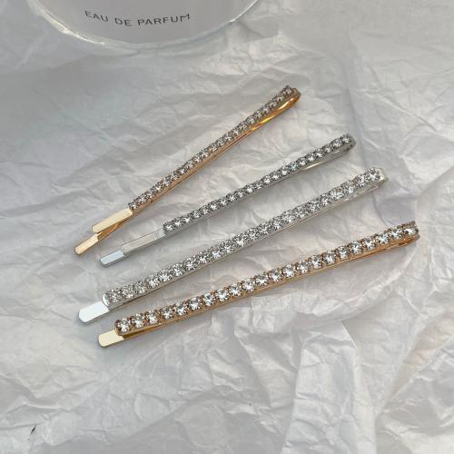 Barrette, alliage de zinc, normes différentes pour le choix & pour femme & avec strass, plus de couleurs à choisir, Vendu par PC