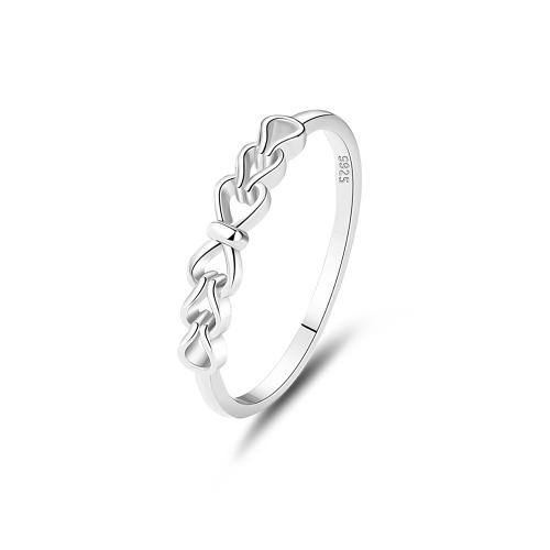 Sterling Silver Nakit Finger Ring, 925 Sterling Silver, modni nakit & različite veličine za izbor & za žene, Prodano By PC