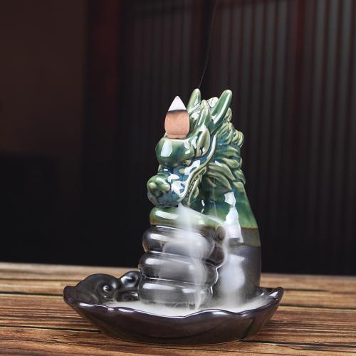 Backflow Incense Burner Porcelain handmade for home and office & durable Sold By PC