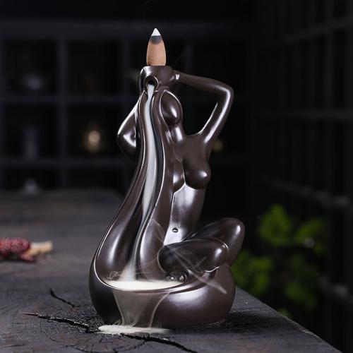 Backflow Incense Burner Porcelain handmade for home and office & durable Sold By PC