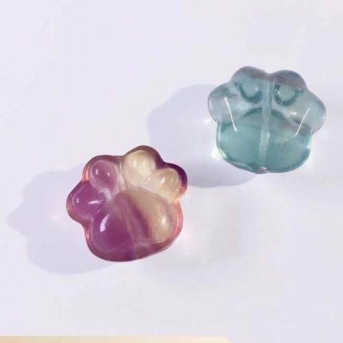 Perline fluorite, Artiglio, DIY, Colore casuale, 15mm, Venduto da PC