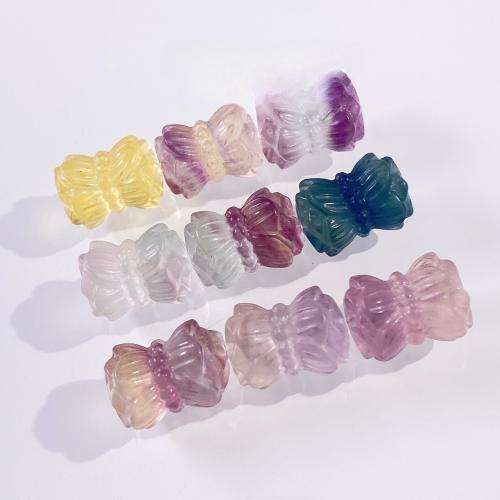 Perline fluorite, Fiore, DIY, Colore casuale, 16mm, Venduto da PC