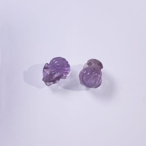 Granos Amethyst naturales, amatista, Zorro, Bricolaje, Rosado, 15mm, Vendido por UD