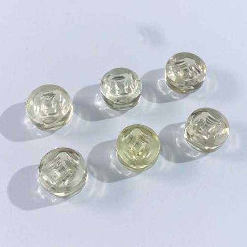 Grânulos de citrino naturais, Cristal amarelo, DIY, amarelo, 14mm, vendido por PC