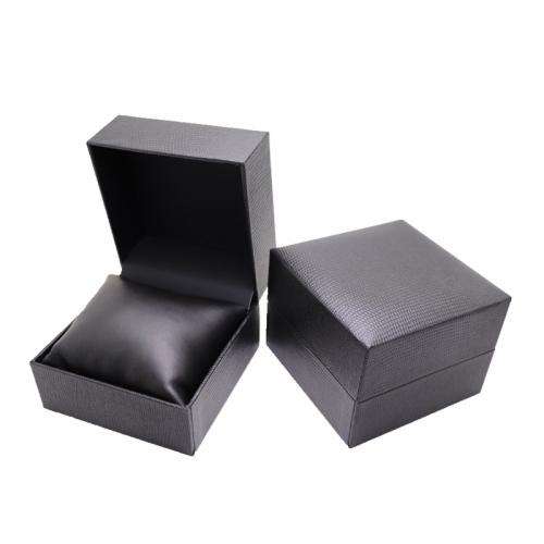 Guarda Jewelry Box, similpelle carta, with Plastica & PU, Portatile & Antipolvere, nero, 100x100x72mm, Venduto da PC