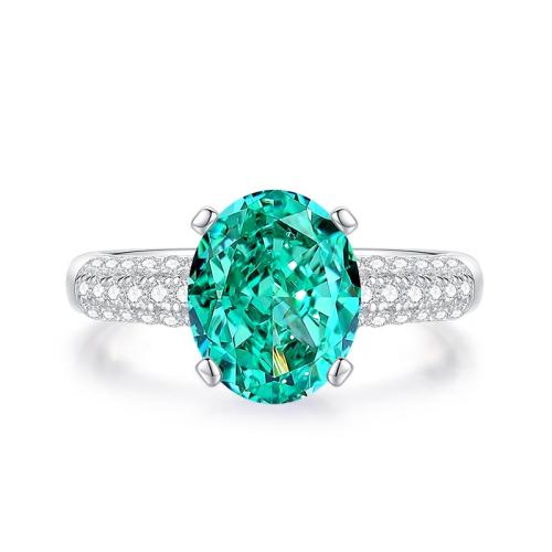 Zircon cubique Micro Pave Sterling Silver Rings, Argent sterling 925, bijoux de mode & normes différentes pour le choix & pavé de micro zircon & pour femme, plus de couleurs à choisir, Vendu par PC