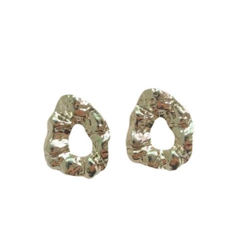 Zinklegering oorknoppen, Zinc Alloy, plated, voor vrouw, meer kleuren voor de keuze, 30x25mm, Verkocht door pair