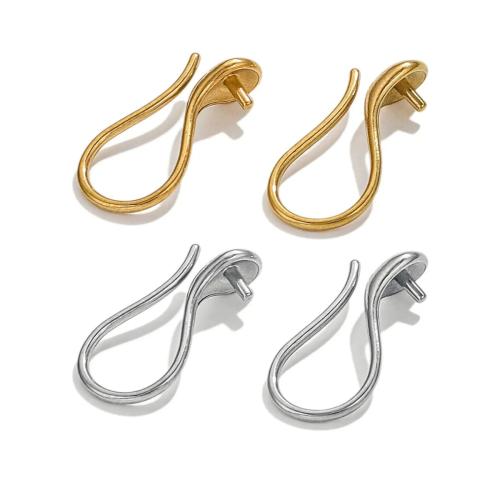 Stainless Steel Hook slangetje, 304 roestvrij staal, DIY, meer kleuren voor de keuze, 10pC's/Bag, Verkocht door Bag