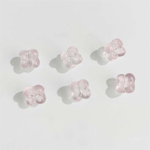 Natuurlijke Rose Quartz parels, Rozenkwarts, Bloem, DIY, roze, 10mm, Verkocht door PC