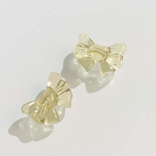 Φυσικές χάντρες Σιτρίν, Citrine, Bowknot, DIY, κίτρινος, 11x15mm, Sold Με PC