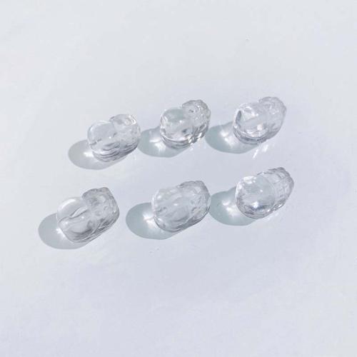 Naturlige klar kvarts perler, Clear Quartz, Fabulous Wild Beast, du kan DIY, hvid, 12mm, Solgt af PC