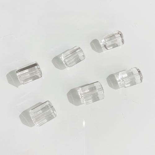 Korálky přírodní Průhledný Quartz, Clear Quartz, DIY, bílý, aboutuff1a12.5-13.5mm, Prodáno By PC