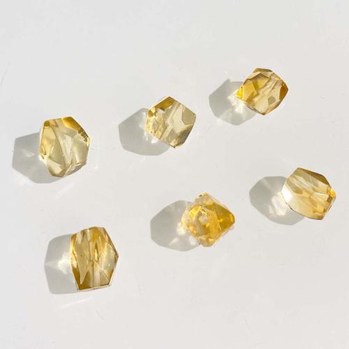 Φυσικές χάντρες Σιτρίν, Citrine, DIY & διαφορετικό μέγεθος για την επιλογή, κίτρινος, Sold Με PC