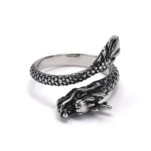 Anillo de dedo de Titantium Acero, Partículas de acero, chapado, estilo punky & diverso tamaño para la opción & para hombre, más colores para la opción, Vendido por UD