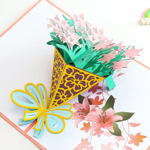 Greeting Card Paper handmade 3D effect Sold By PC