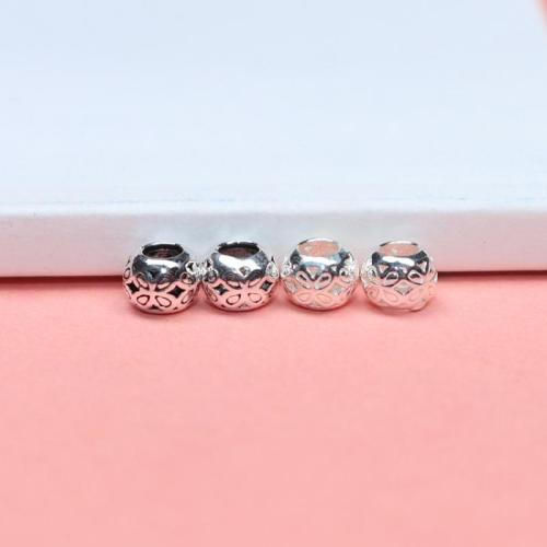 Gioielli Spacer Beads, 925 argento sterlina, DIY, nessuno, 5.50mm, Foro:Appross. 2.2mm, Venduto da PC