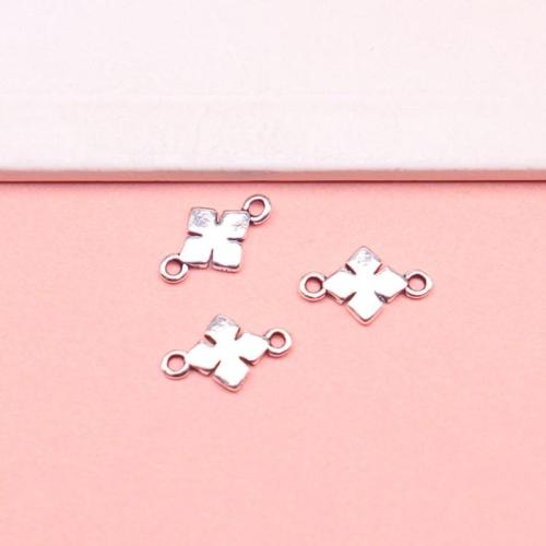 925 Sterlingsilber Schmuckverbinder, 925 Sterling Silber, DIY, Silberfarbe, 13mm, verkauft von PC