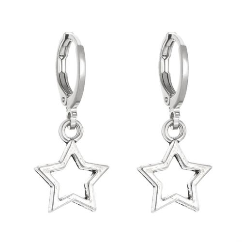 Sinc Alloy Earrings, plátáilte, do bhean, airgid, Díolta De réir PC