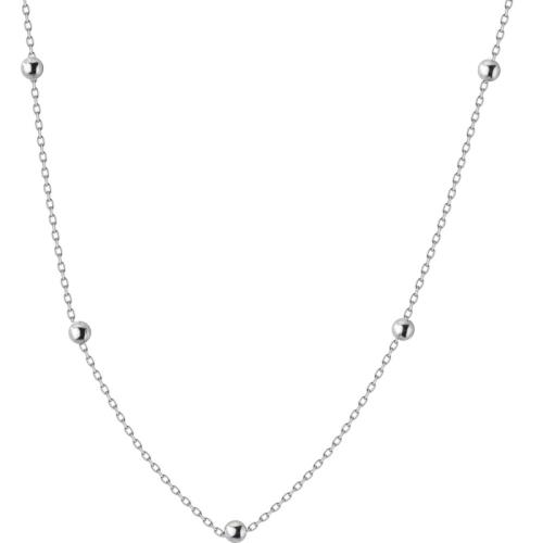 argent sterling 925 collier, avec 1.8inch chaînes de rallonge, Style coréen & pour femme, plus de couleurs à choisir, Longueur Environ 14 pouce, Vendu par PC