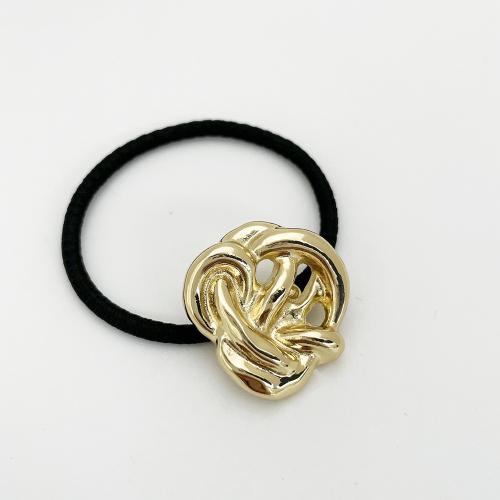 Ponytail Holder Zinc Alloy with Rubber Band for woman Sold By PC