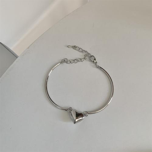 Sinc Alloy Bracelet, jewelry faisin & do bhean, Fad Thart 20 cm, Díolta De réir PC