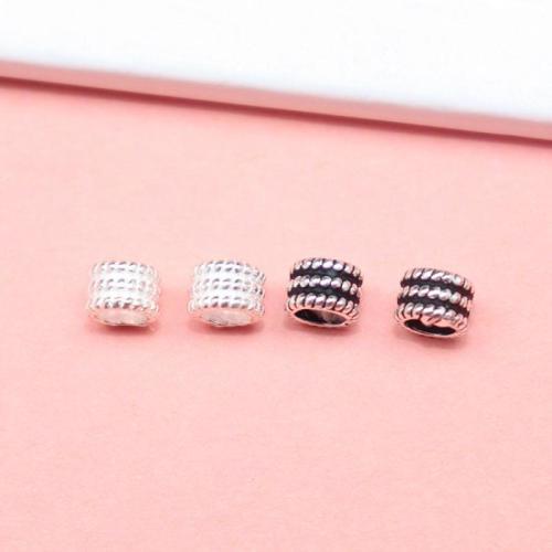 Gioielli Spacer Beads, 925 argento sterlina, DIY, nessuno, 4.80mm, Foro:Appross. 3mm, Venduto da PC