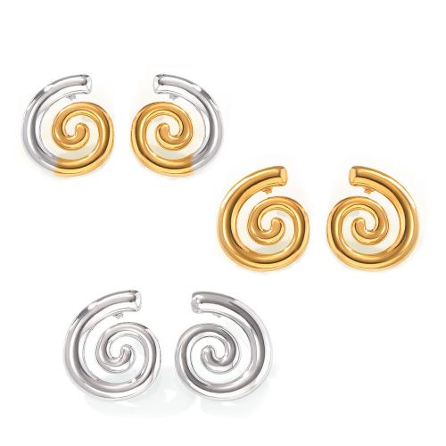 Titanium Steel  Earring fashion jewelry & for woman Sold By Pair