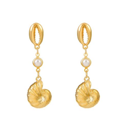 Zinc Alloy Stud Earring with Plastic Pearl plated fashion jewelry & for woman Sold By Pair