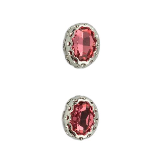 laiton accessoires de costume, DIY & pavé de micro zircon, plus de couleurs à choisir, 9x8x5mm, Vendu par PC